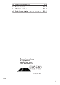 Mode d’emploi Siemens ET710501E Table de cuisson