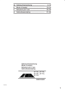 Mode d’emploi Siemens ET725501E Table de cuisson