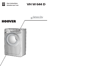 Bruksanvisning Hoover VH W644D-30S Kombinerad tvätt-tork