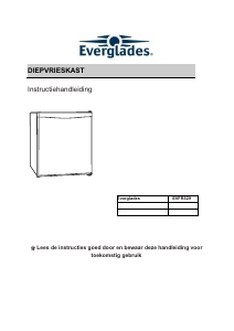 Manual Everglades EVFR529 Freezer