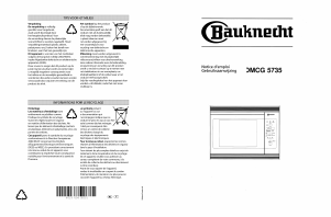 Handleiding Bauknecht DMCG 5735 AL Magnetron