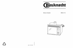 Mode d’emploi Bauknecht MNC 3113 WS Micro-onde