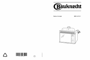 Mode d’emploi Bauknecht MNC 4213 / 1 IN Micro-onde