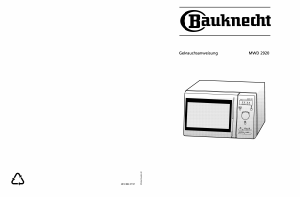 Bedienungsanleitung Bauknecht MWD 2920 BR Mikrowelle