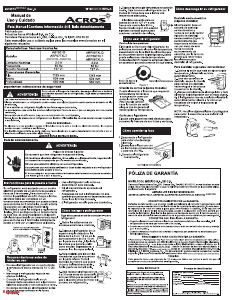 Manual de uso Acros ARP07TXLT Refrigerador