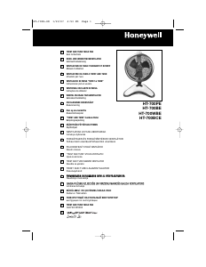 Kullanım kılavuzu Honeywell HT-700WBE Fan