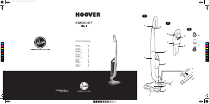 Kullanım kılavuzu Hoover FJ180WG2 011 Elektrikli süpürge