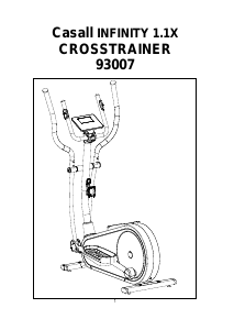 Bruksanvisning Casall Infinity 1.1X Crosstrainer