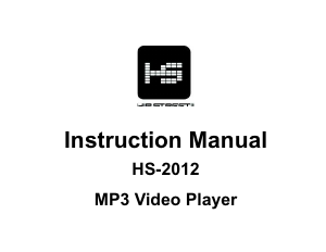 Handleiding Hipstreet HS-2012 Mp3 speler