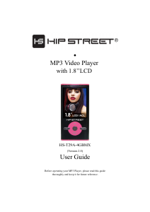 Manual Hipstreet HS-T29A Mp3 Player