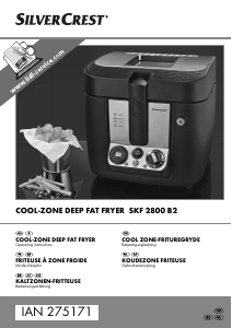 Manual SilverCrest SKF 2800 B2 Deep Fryer