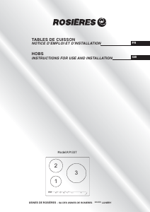 Mode d’emploi Rosières RPI 337 Table de cuisson