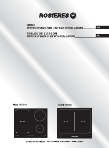 Manual Rosières RES 62 Hob