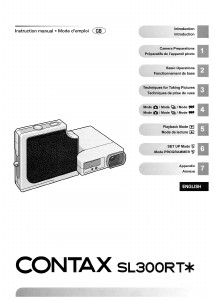 Handleiding Contax SL300R T* Digitale camera