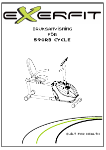 Bruksanvisning X-erfit 590 RB Motionscykel