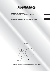 Manual Rosières RPI 280 Hob
