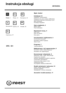 Priručnik Indesit DFG 051 S EU Perilica posuđa