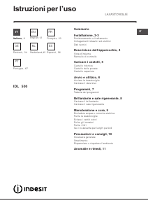 Manual Indesit IDL 500 S EU.2 Máquina de lavar louça