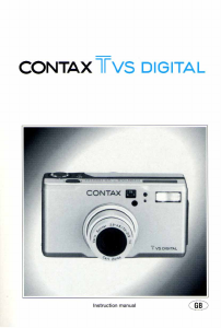 Handleiding Contax TVS Digitale camera