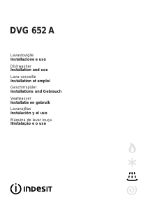 Manual Indesit DVG 652 A IX Máquina de lavar louça