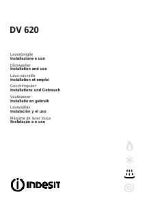 Manual Indesit DV 620 IX Máquina de lavar louça