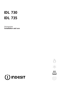Manual Indesit IDL 730 UK.2 Dishwasher