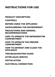 Manual Whirlpool ARG 979/4 Refrigerator