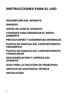 Manual de uso Whirlpool ARG 570/3 Refrigerador
