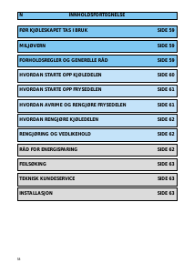 Bruksanvisning Whirlpool ARG 992 K WP-WL Kjøleskap