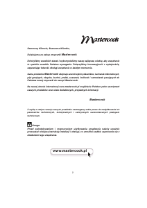 Instrukcja Mastercook ZBI-12387IT Zmywarka