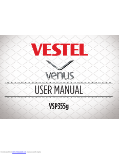 Manual Vestel VSP355g Venus Mobile Phone