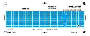 Handleiding Honda BF40A Buitenboordmotor