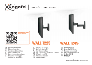 Manual Vogel's WALL 1225 Suporte de parede