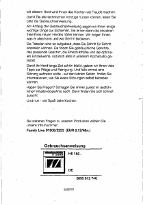 Bedienungsanleitung Siemens HE16064 Herd