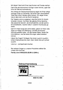 Bedienungsanleitung Siemens HB28077 Backofen