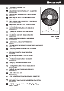 Manual de uso Honeywell HT-216E Ventilador