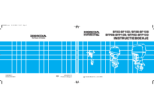 Handleiding Honda BFP8B Buitenboordmotor