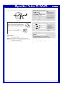 Manual Casio Sheen SHE-3047PG-5AUER Watch