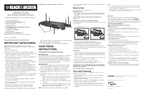 Manual Black and Decker GD2051BC Table Grill