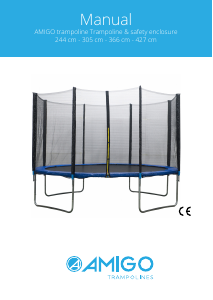 Handleiding Amigo 244cm Trampoline