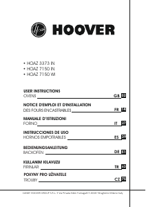 Manual Hoover HOMS6508X/E Oven