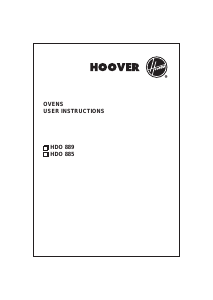 Bruksanvisning Hoover HDO889 B Ugn