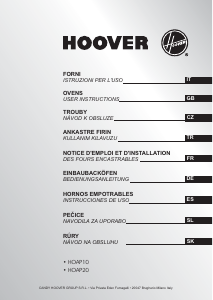 Priročnik Hoover HOAP20VX Pečica