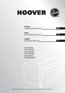 Manual Hoover HO445 VX Oven