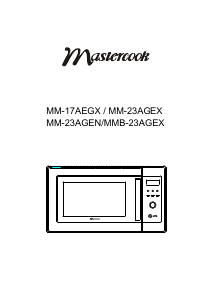 Manual Mastercook MMB-23AGEX Microwave