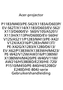 Handleiding Acer HE-804J Beamer