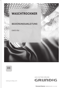 Bedienungsanleitung Grundig GWDI 854 Waschtrockner
