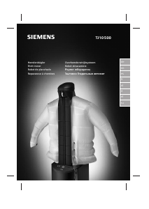 Bedienungsanleitung Siemens TJ10500 Bügelsystem