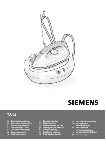 Manuale Siemens TS14420 Ferro da stiro