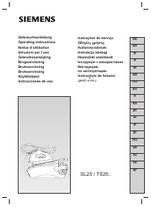 Manual Siemens TS25350 Fier de călcat